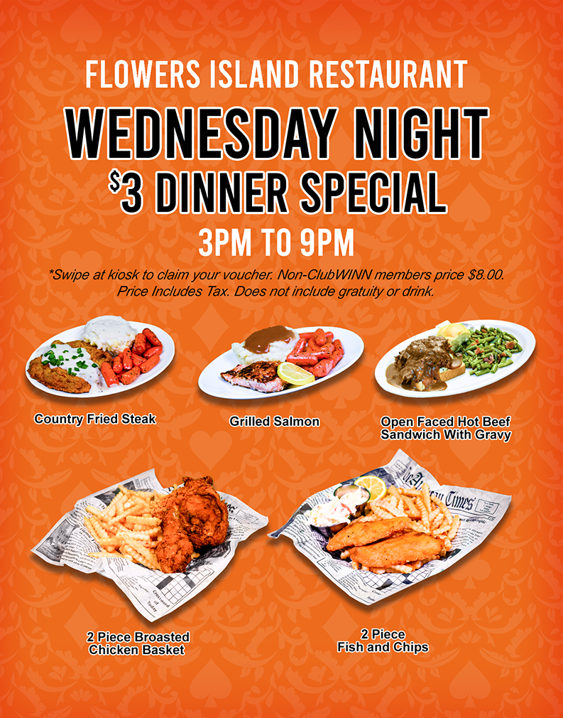 Flowers Island Restaurant WinnaVegas