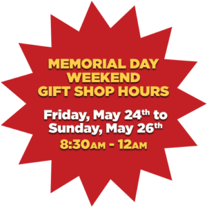 Memorial Day Gift Shop Hours